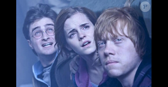Daniel Radcliffe, Emma Watson et Rupert Grint dans Harry Potter et les reliques de la mort - Partie II