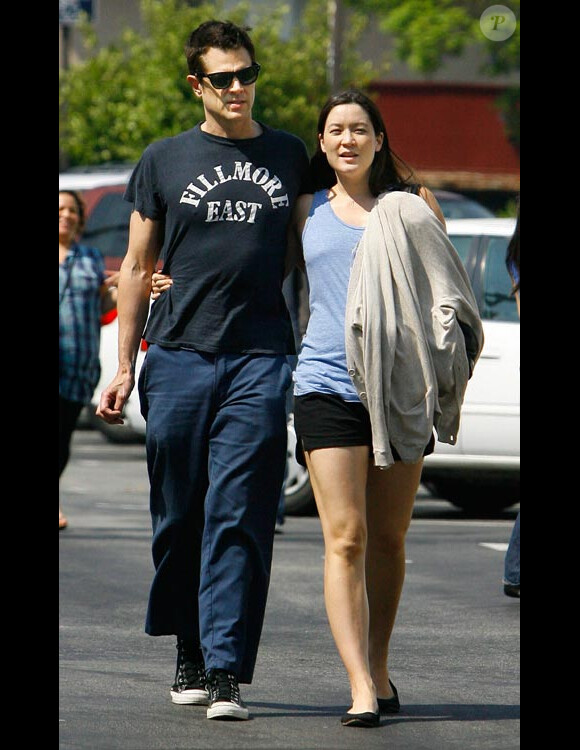 Johnny Knoxville et sa femme Naomi Nelson en août 2009 à Los Angeles