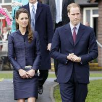 Le prince William et Kate Middleton sur la tombe de Lady Diana...