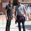 Johnny Hallyday et Christian Audigier à Los Angeles. 15 avril 2011