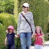 Marcia Cross et ses filles Eden et Savannah à Los Angeles le 17 avril 2011