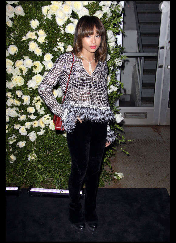 Zoe Kravitz a fait sensation lors du dîner Chanel à New York, en marge du Festival de Tribeca. Le 25 avril 2011