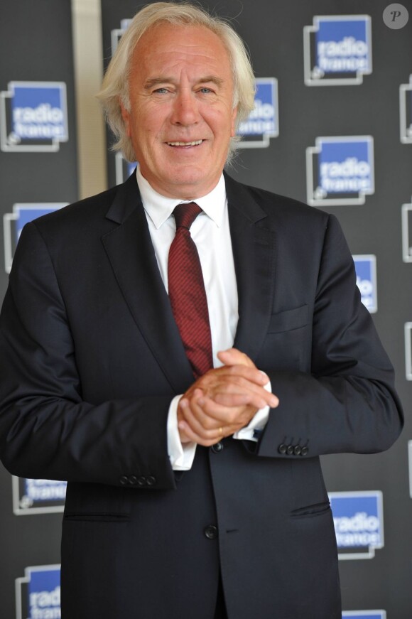 Jean-Luc Hees, le président de France Inter, et le groupe Radio France fait appel à la décision des prud'hommes sur l'affaire Stéphane Guillon. Paris, 27 août 2007