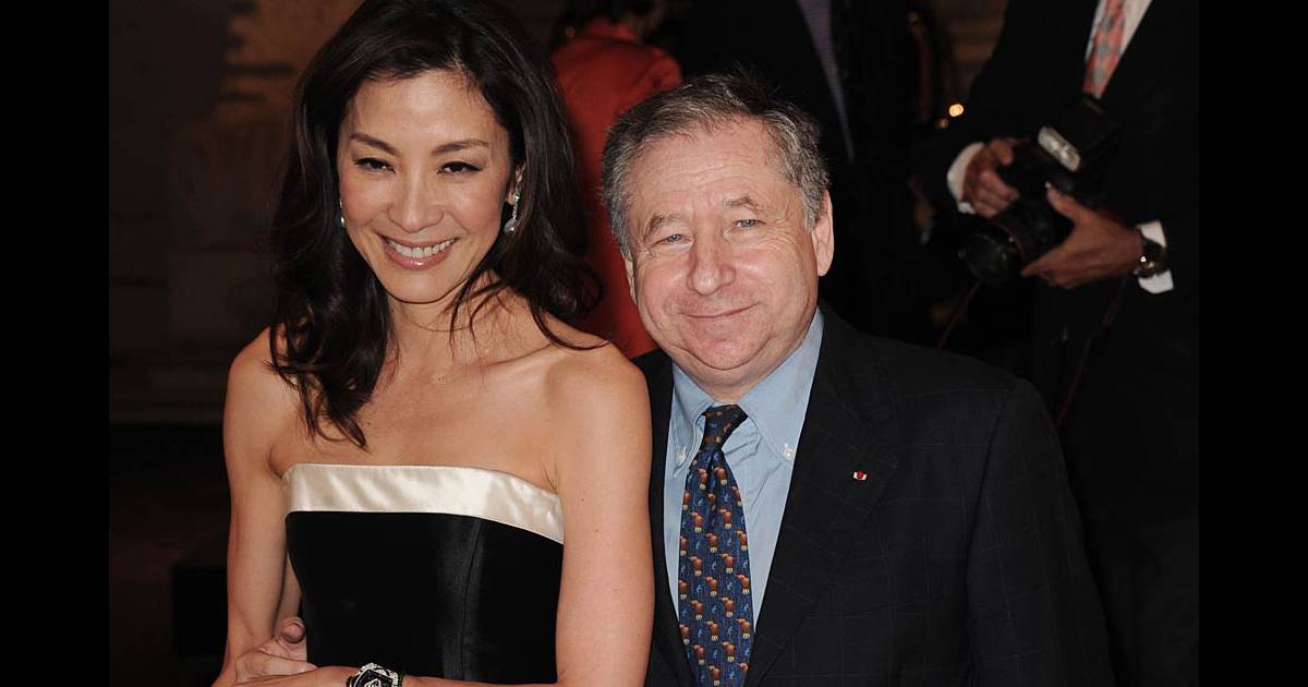 Michelle Yeoh et Jean Todt à l'inauguration de l'exposition consacrée ...