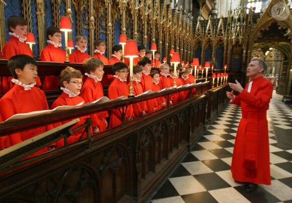 Les choeurs sont prêts à résonner dans Westminster pour le mariage de William et Kate, le 29 avril 2011...