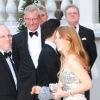 La princesse Beatrice d'York lors du dîner de gala organisé par la Reine Elizabeth II la veille du mariage de Kate Middleton et du prince William à l'Hôtel Mandarin Oriental Hotel à Londres le 28 avril 2011
