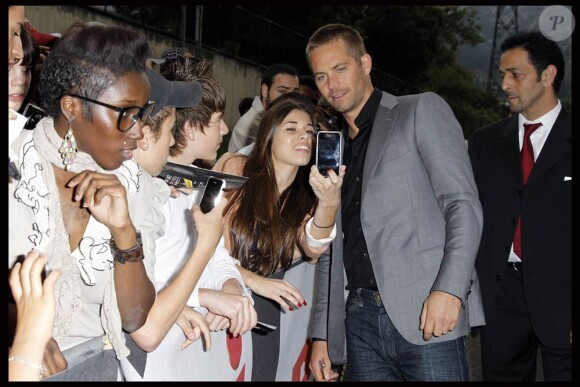 Paul Walker à l'occasion de l'avant-première de Fast and Furious 5 qui s'est tenue à Marseille, le 28 avril 2011.