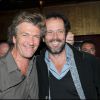 Philippe Caroit et Christian Vadim lors de la soirée d'inauguration de la nouvelle compilation du Buddha Bar à Paris le 28 avril 2011