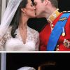 A 30 ans d'intervalle, rapprochements visuels entre deux mariages fondamentalement différents... et connectés par la regrettée princesse Diana. Au balcon de Buckingham, deux baisers qui envoient deux messages différents.