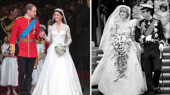 Kate et Diana face à face: Deux mariages, deux baisers, deux maris, deux destins