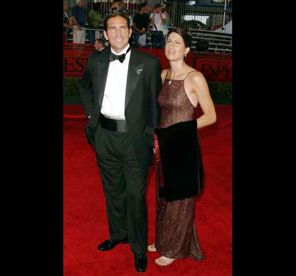 Jim Caviezel et sa femme Kerri en 2004