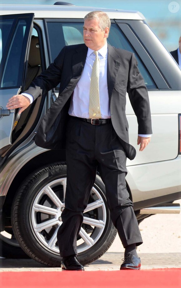 Le prince Andrew, à Abou Dabi, le 25 novembre 2010.