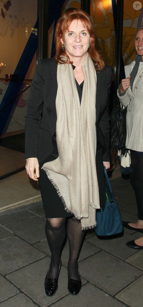 Sarah Ferguson à Londres, le 28 février 2011.