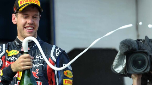 Sebastian Vettel : Le champion du monde de F1 interdit de champagne !