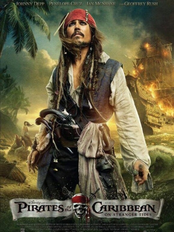 Jack Sparrow dans Pirates des Caraïbes - La Fontaine de Jouvence, en salles le 18 mai 2011.