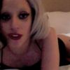 Lady Gaga dans une vidéo pour ses fans, à Londres, mai 2011.