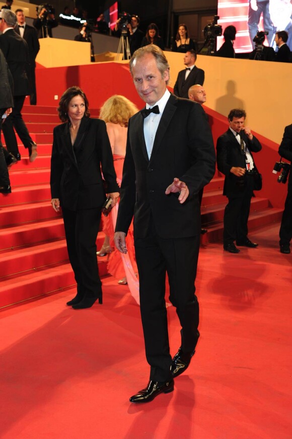 Hippolyte Girardot à l'occasion de la montée des marches de L'Apollonide - souvenirs de la maison close, présenté lors du 64e Festival de Cannes, le 16 mai 2011.