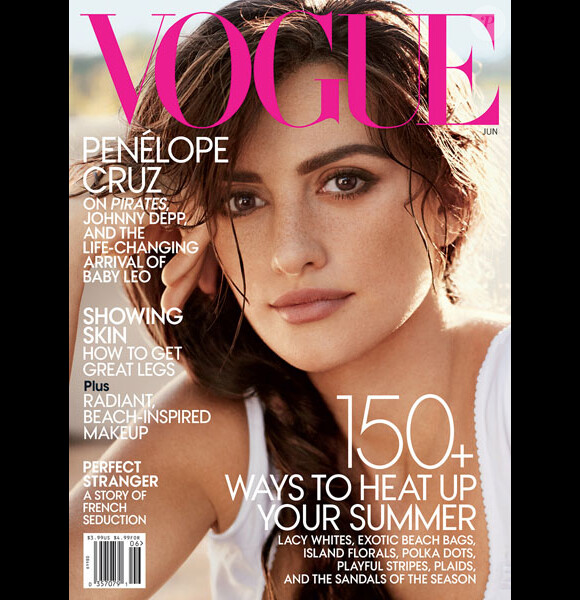 La couverture du magazine Vogue juin 2011 avec Penélope Cruz