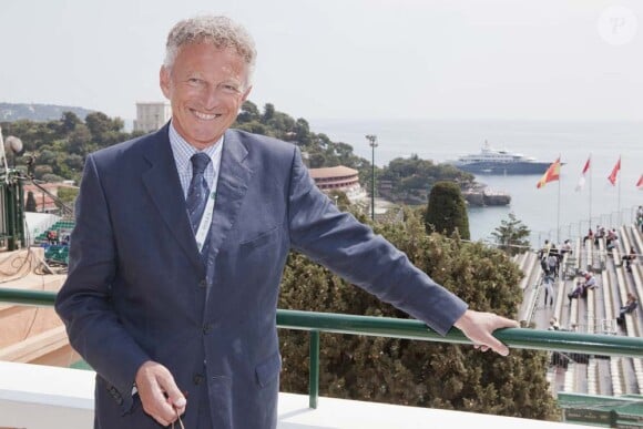 Nelson Monfort, à Monte Carlo, le 17 avril 2011.