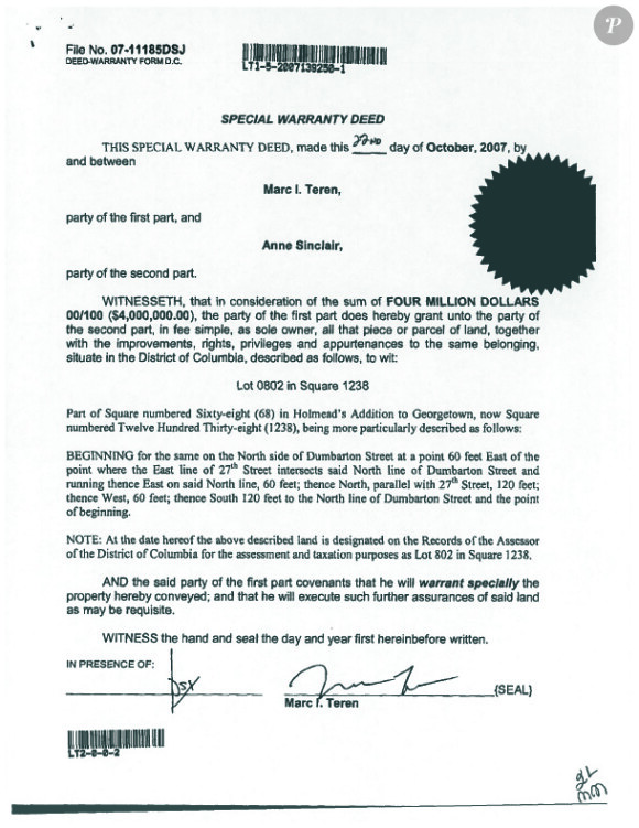 Le document officiel remis par les avocats pour obtenir la libération en appel de Dominique Strauss-Kahn aujourd'hui jeudi 19 mai 2011.