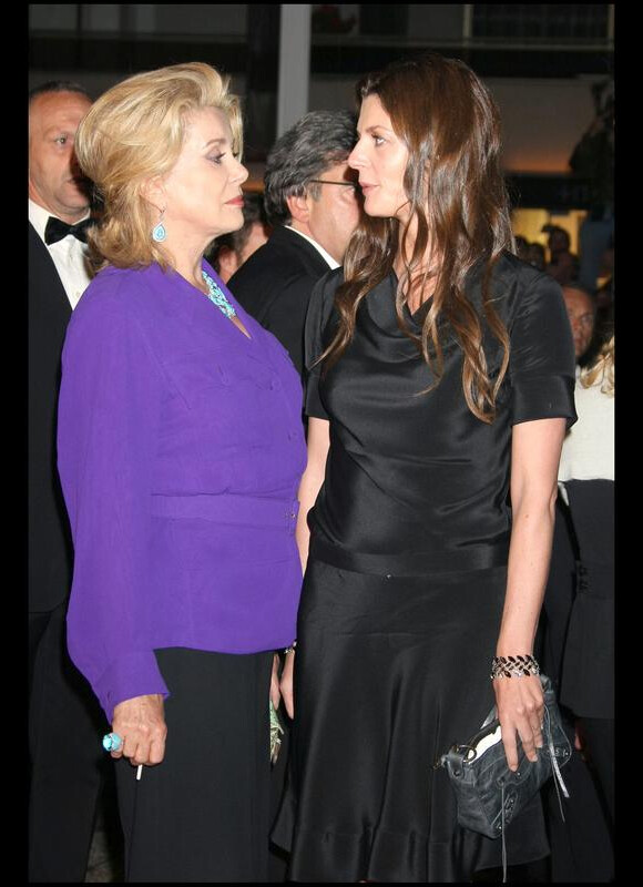 Catherine Deneuve et Chiara Mastroianni en 2008 à Cannes