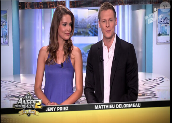 Matthieu Delormeau et Jeny Priez dans Les Anges de la télé-réalité 2 : Miami Dreams sur NRJ 12