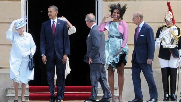 Michelle Obama : Agressée plusieurs fois par le vent, c'est la cata !