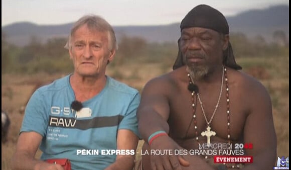 Denis et César dans la bande-annonce de l'émission Pékin Express : la route des grands fauves diffusée le 25 mai 2011 sur M6