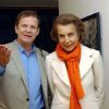 Liliane Bettencourt et François-Marie Banier, en Allemagne, le 13 juin 2004.