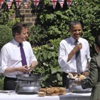 Barack Obama et David Cameron : Le barbecue, c'est juste pour la photo !