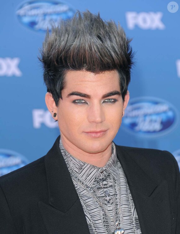 Finale d'American Idol à Los Angeles, le 25 mai 2011 : Adam Lambert.
