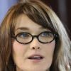 Carla Bruni en séance de travail des conjoints sur le thème : Lutte contre l'illettrisme à l'Hôtel Royal à Deauville cette après-midi jeudi 26 mai 2011.