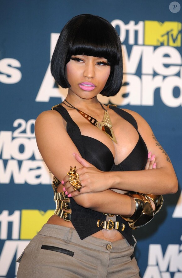 Nicki Minaj aux MTV Movies Awards à Los Angeles le 5 juin 2011