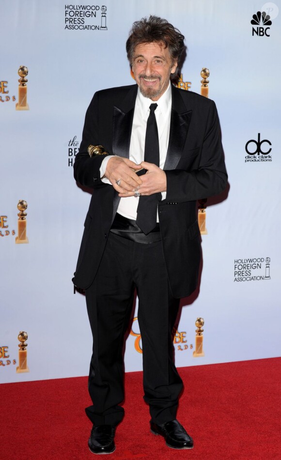 Al Pacino lors de la cérémonie des Golden Globes, en février 2011.