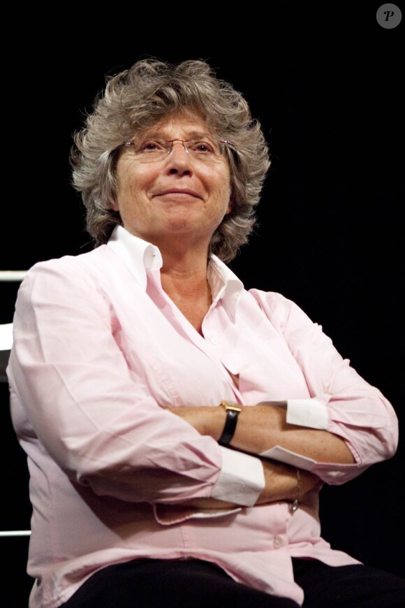 Jacqueline Franjou à la conférence de presse du festival de Ramatuelle, le 7 juin 2011.