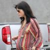 Selma Blair toujours très enceinte dans une tenue ethnique le 9 juin 2011 à Los Angeles