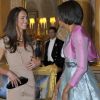 Catherine Middleton a reçu Michelle Obama comme une vraie princesse ! Londres, 24 mai 2011