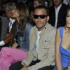 La compagne de George Clooney, Elisabetta Canalis au premier rang du  défilé DSquared2 pendant la fashion week milanaise le 21 juin 2011
