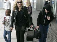 Madonna joue la discrétion avec les deux hommes de sa vie, Rocco et David