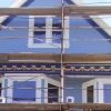Sophie Delassein du Nouvel Observateur a pris cette photo de la maison de nouveau bleue de Maxime Le Forestier, à San Francisco, le 21 juin 2011.