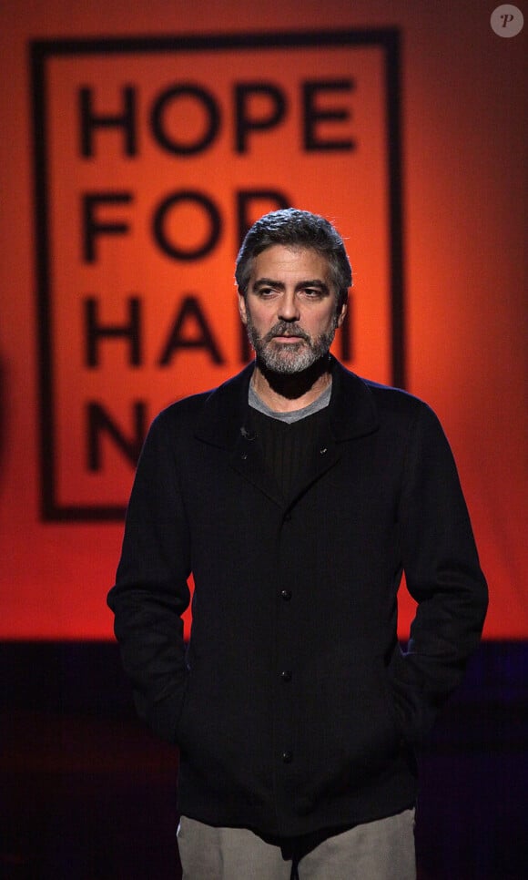 George Clooney organise un téléthon pour les sinistrés d'Haïti en janvier 2010
