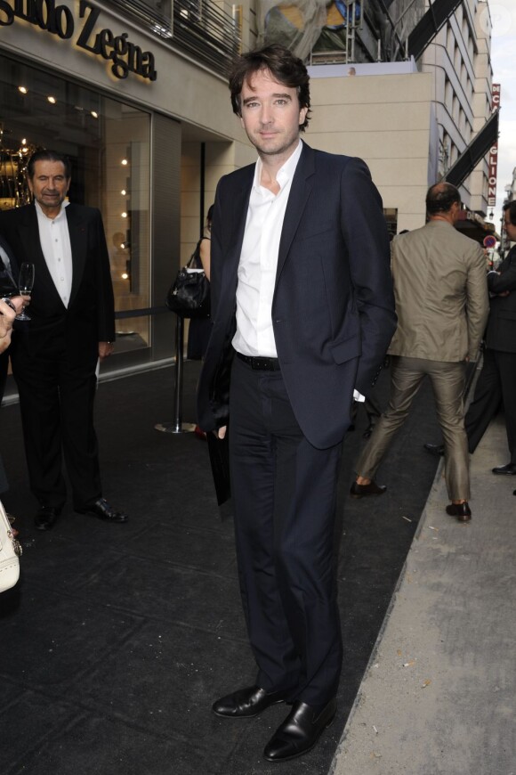 Antoine Arnault lors de l'inauguration du Global Store Ermenegildo Zegna, à Paris, le 23 juin 2011.