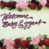 Gâteau pour la baby shower du futur bébé de Nicole Eggert