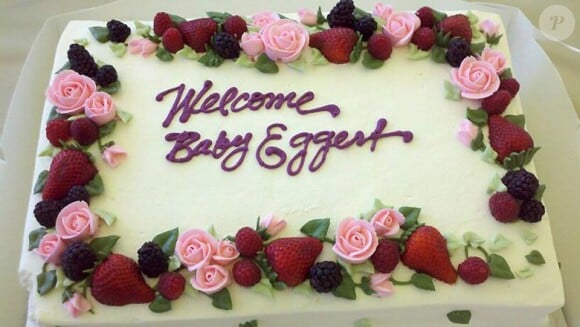 Gâteau pour la baby shower du futur bébé de Nicole Eggert