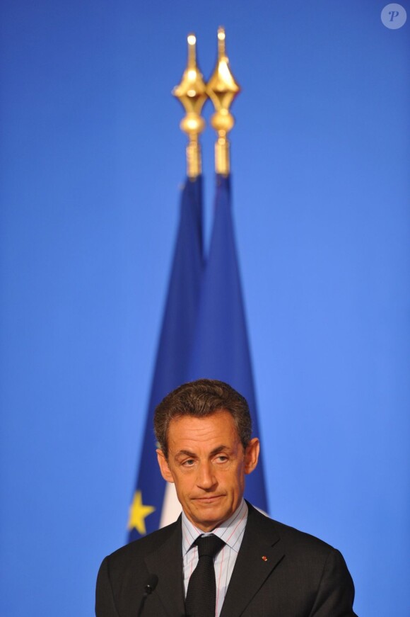 Nicolas Sarkozy, à l'Elysée, le 27 juin 2011.