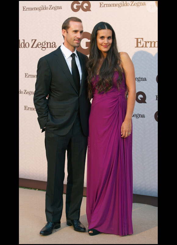 Joseph Fiennes et son épouse Maria Dolores Dieguez lors de la soirée GQ à Madrid le 29 juin 2011