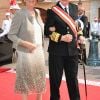 Le jour du mariage religieux d'Albert et Charlene,  le 2 juillet 2011 à Monaco, le roi Albert II et la reine Paola de Belgique fêtaient 52 ans de mariage.
