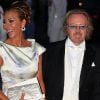 Umberto Tozzi et sa femme lors du dîner de mariage du Prince Albert et de la Princesse Charlene au Casino de Monaco, le 2 juillet 2011