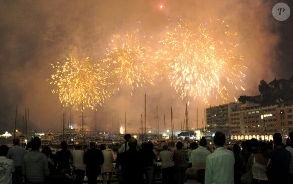 Le feu d'artifices du siècle à Monaco, le 2 juillet 2011