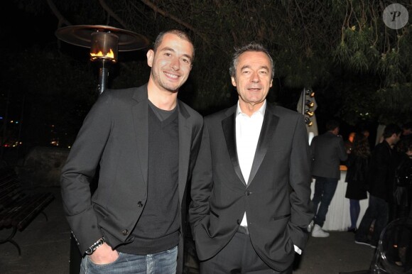 Raphaël Enthoven et Michel Denisot en mai 2010.